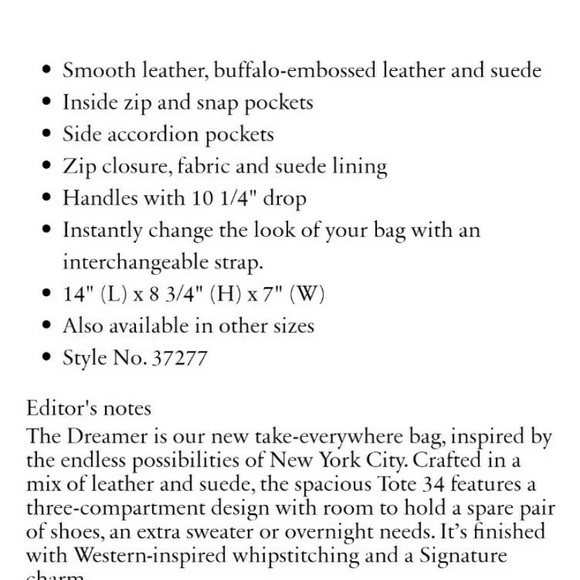 New! Coach Dreamer Tote 34 Leather Whipstitch Bag - Picture 10 of 10